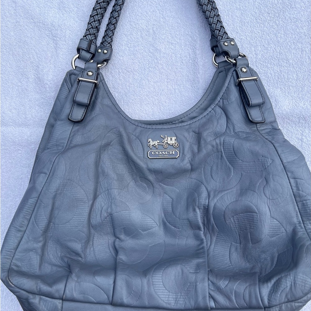 Coach Madison Embossed Logo Maggie bag